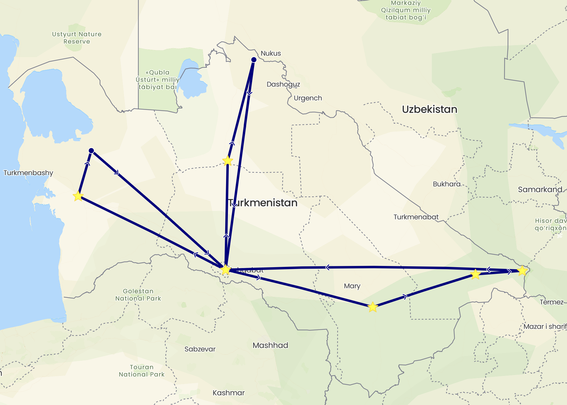 Viaggio fotografico in Turkmenistan